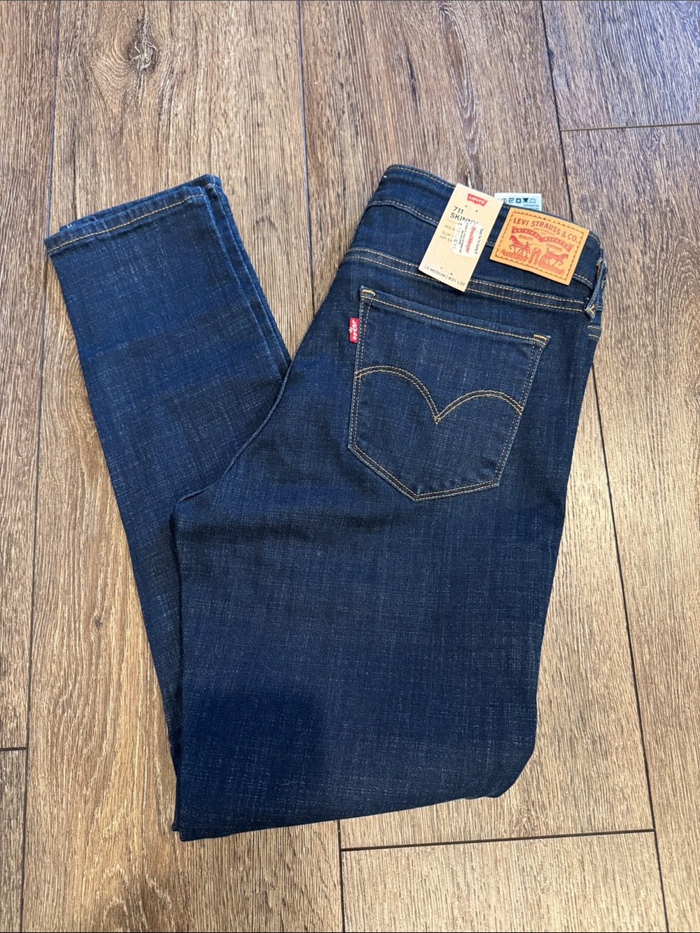 Levi's Women's Indigo Skinny Jeans with Signature Red Tab